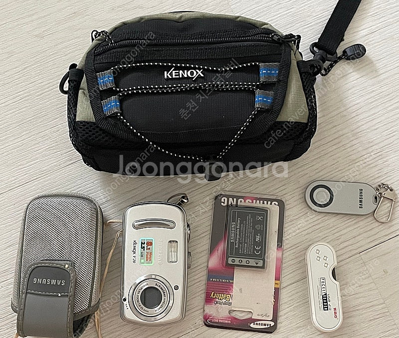 삼성 케녹스 v20 빈티지 디카 디지털 카메라 풀세트--0