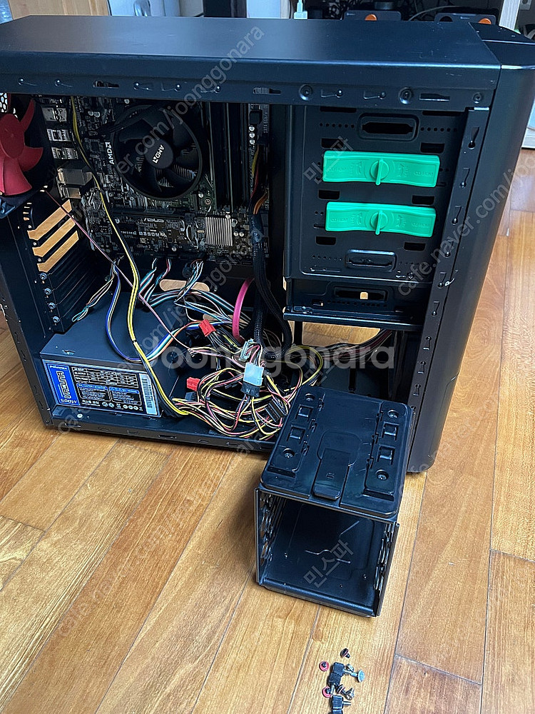 AMD 2200g+램16기가+MB+전원/케이스 데스크탑--1