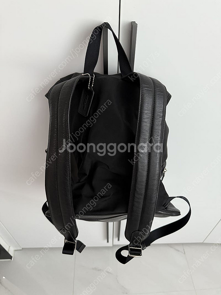 코치 레더 가죽 백팩 럭색 f71728 블랙--1