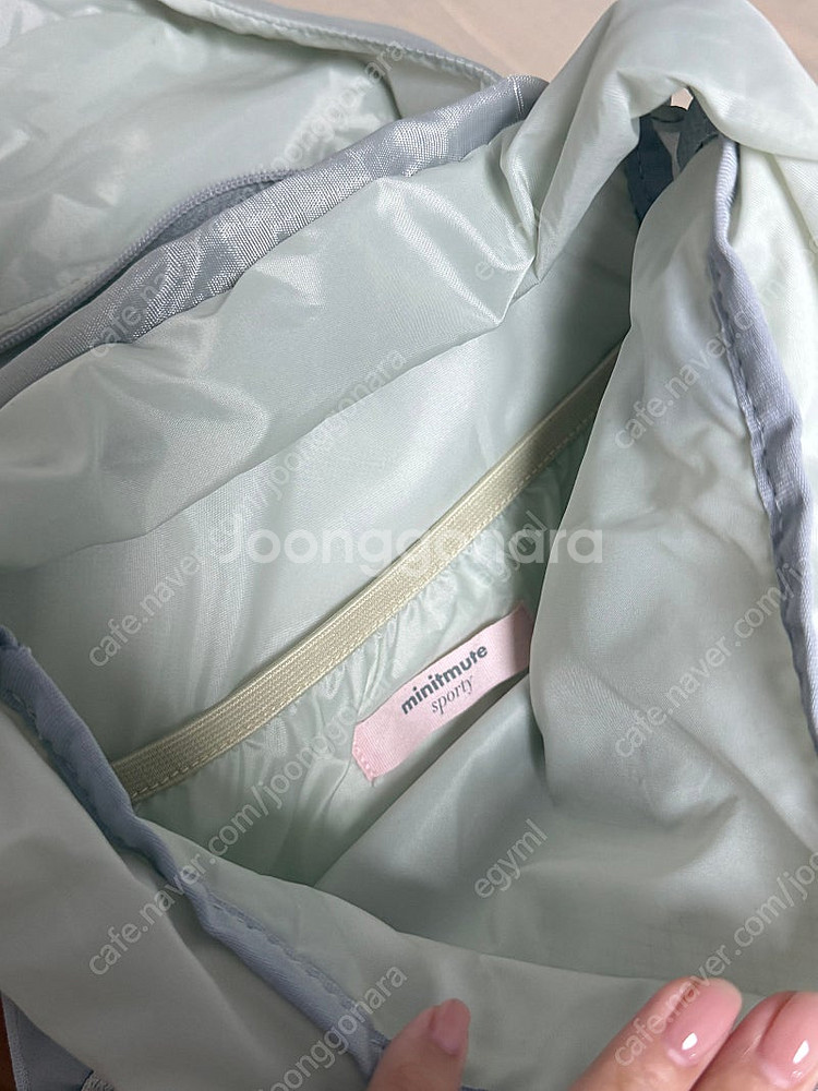 미닛뮤트 스포티백팩 그레이+바스크월렛키링 그레이--2