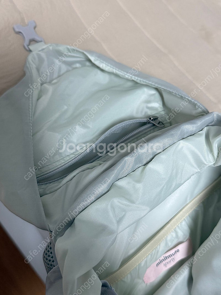 미닛뮤트 스포티백팩 그레이+바스크월렛키링 그레이--3