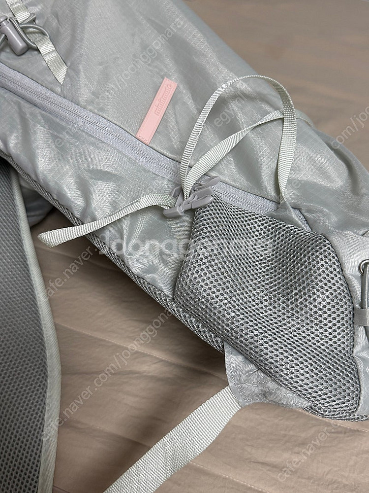 미닛뮤트 스포티백팩 그레이+바스크월렛키링 그레이--5