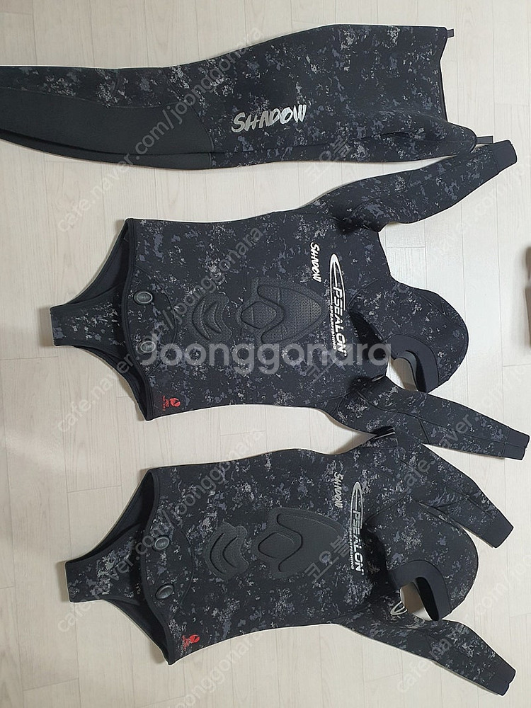 엡실론 쉐도우 5mm 오픈셀 프리다이빙 해루질 투피스 ...--0