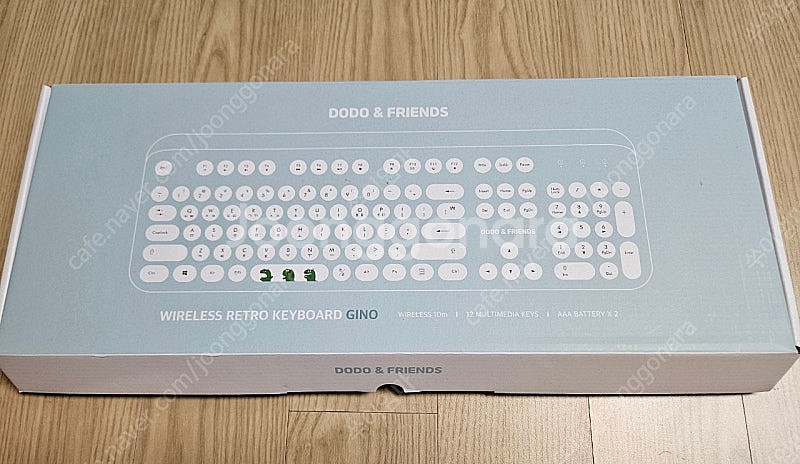 도도앤프렌즈 무선 레트로 키보드--0