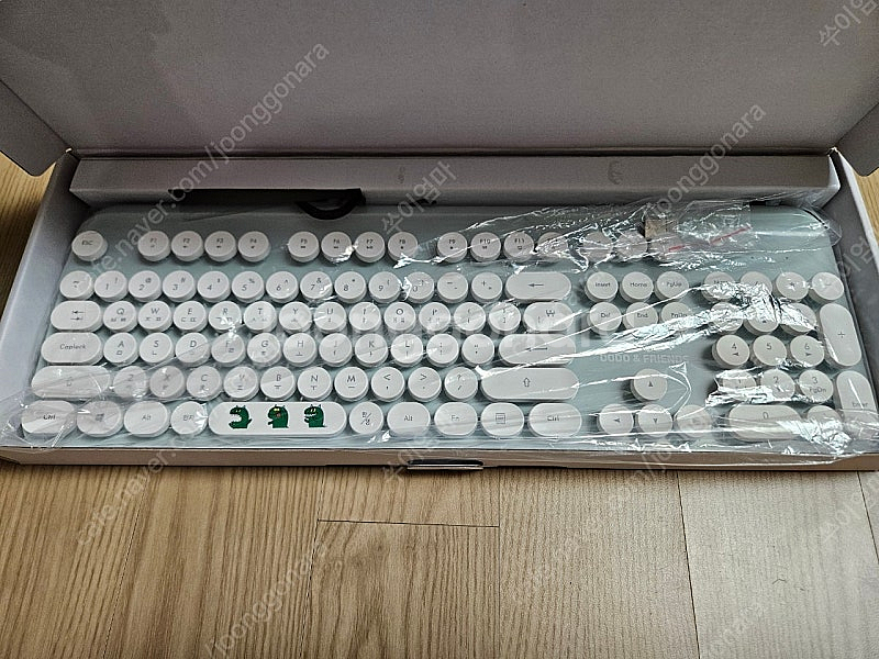 도도앤프렌즈 무선 레트로 키보드--1