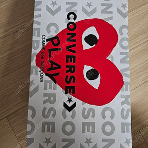 꼼데가르송 컨버스 블랙 230 새상품