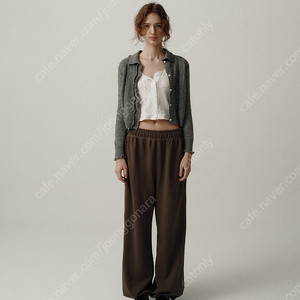 더바넷 cady heron scallop cardigan 차콜 s