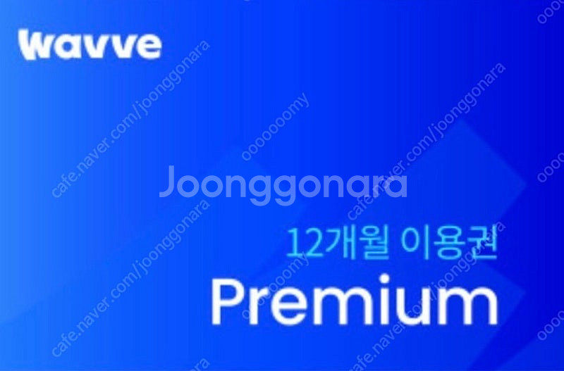 웨이브 프리미엄 12개월 이용권(25/08/31 오늘까...--0
