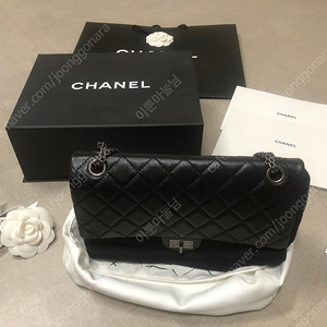 *상태최상*샤넬 빈티지 은장 구 미듐 풀세트