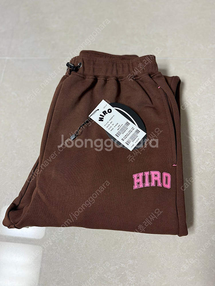 히로 블랭크 조거 팬츠 브라운 150--0