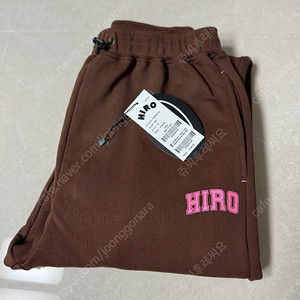 히로 블랭크 조거 팬츠 브라운 150