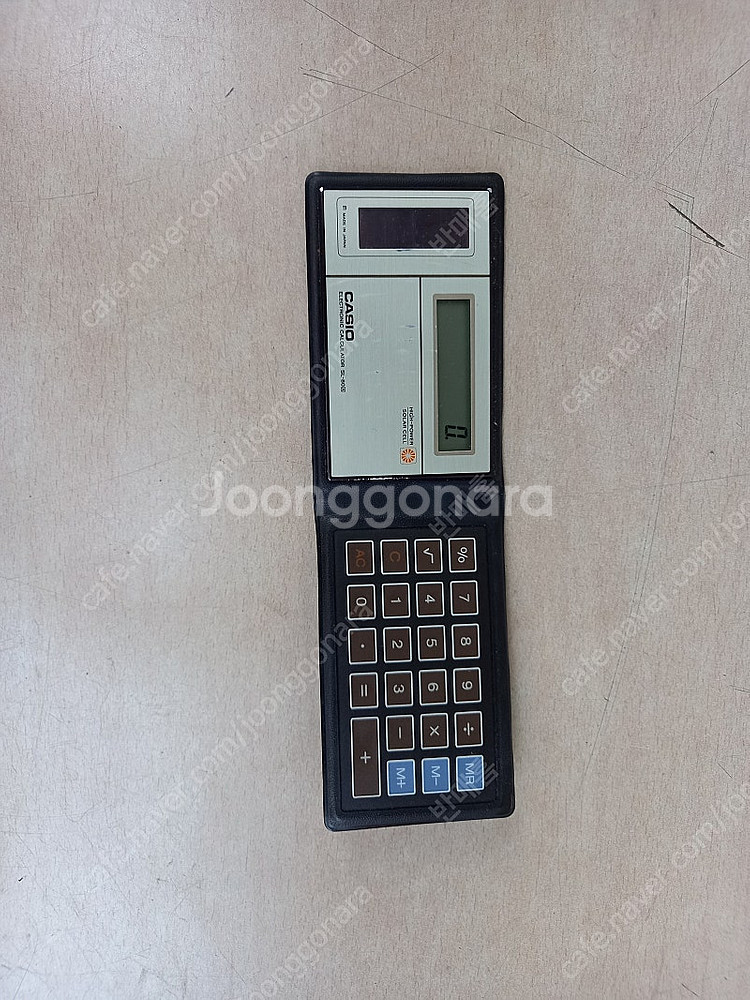 카시오 SL-80 슬림 전자계산기--3