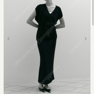 sie 시에 노아 울 니트 스커트 블랙 스탠다드