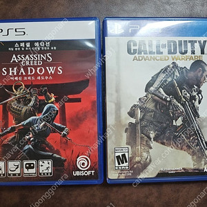 ps5 어쌔신 크리드 섀도우스,콜오브듀티 어드벤스드 워페어