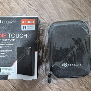 Seagate One Touch 4TB 외장하드 새상품
