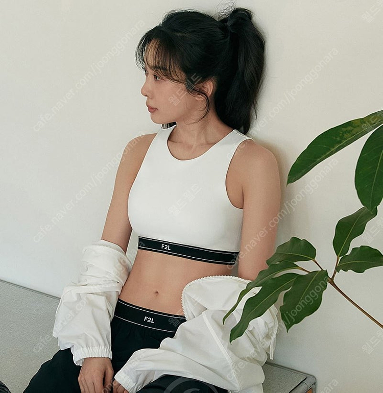 (새상품) 프론투라인 티나 에센셜 F2L 오픈백 브라탑 스포츠브라 S 이미지