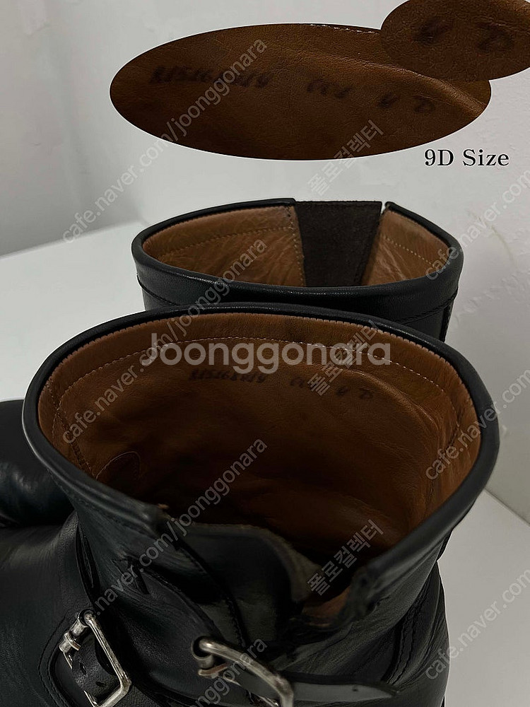 폴로 랄프로렌 이태리 카우하이드 엔지니어 부츠 9D--5