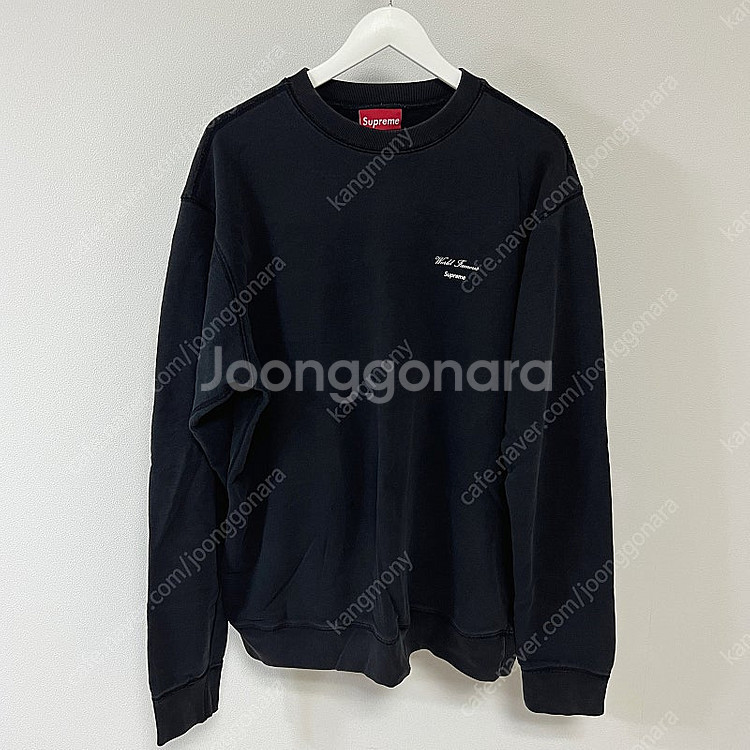 [XL] 슈프림 08SS 월드 페이머스 백 박스로고 크...--1