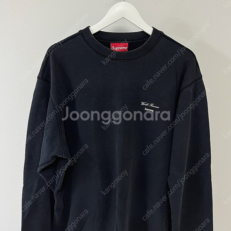 [XL] 슈프림 08SS 월드 페이머스 백 박스로고 크...--3