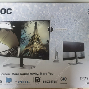 알파스캔 AOC 2777 IPS MHL+DP 무결점 모니터
