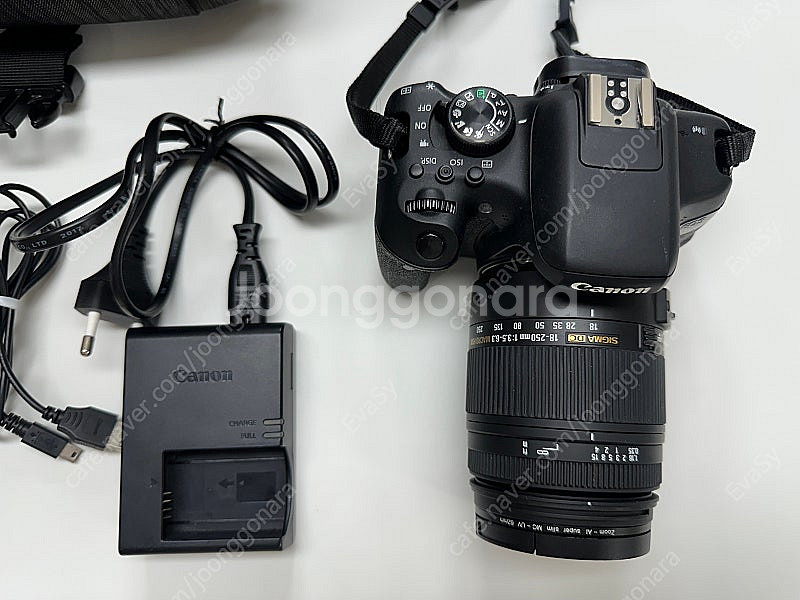 Canon EOS 750D 카메라 시그마 18-250m...--1