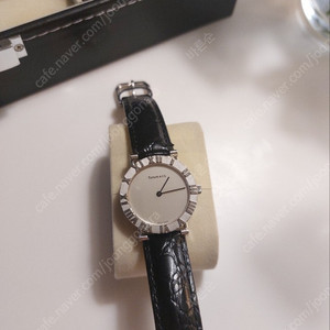 티파니 아틀라스 34mm 쿼츠 실버 워치