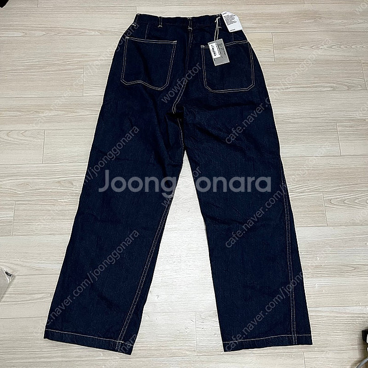 새상품) 시오타 25ss 데님 베이커 팬츠 원워시 3--3
