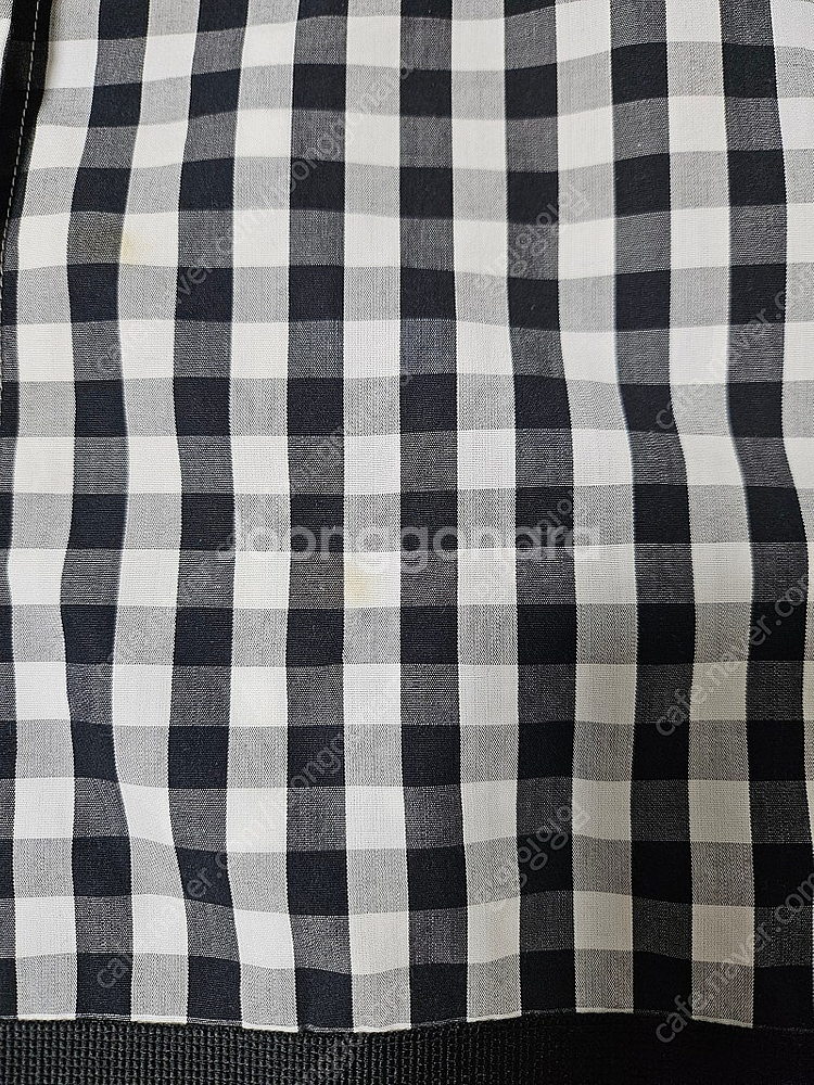 버버리 깅엄체크 셔츠 원피스--8