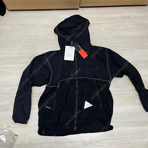 새상품) 앤드원더 퍼텍스 윈드 자켓 m 블랙