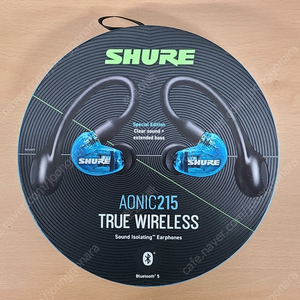 [Shure] 슈어 Shure Aonic215 TW 국내정발 미개봉