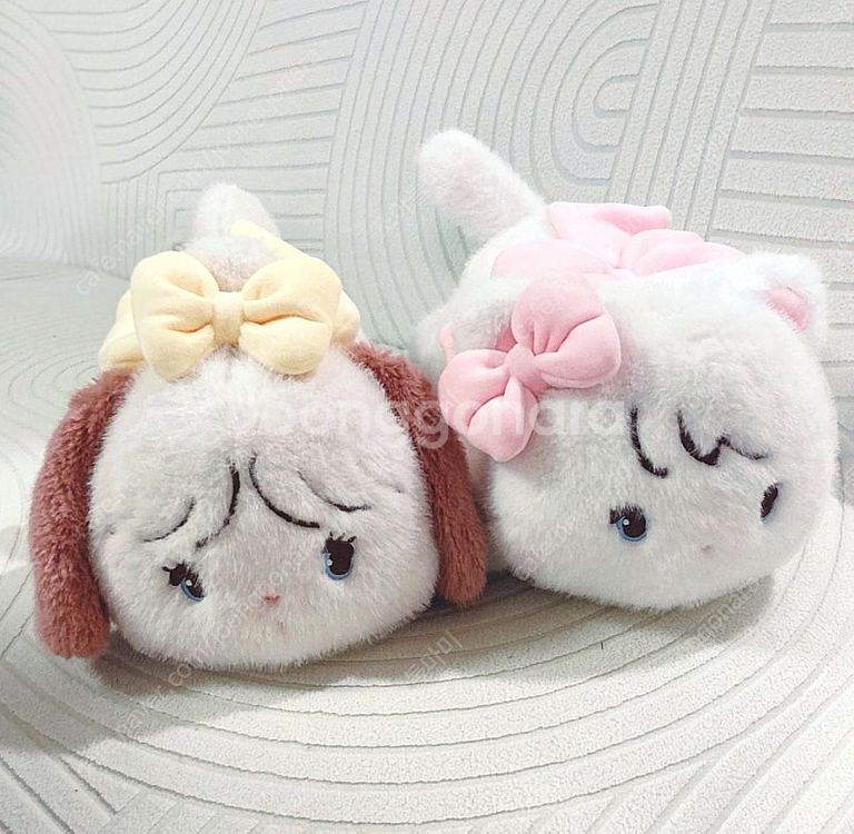 미코캐릭터즈 라잉인형 무스 수플레 강아지 고양이 인형--0