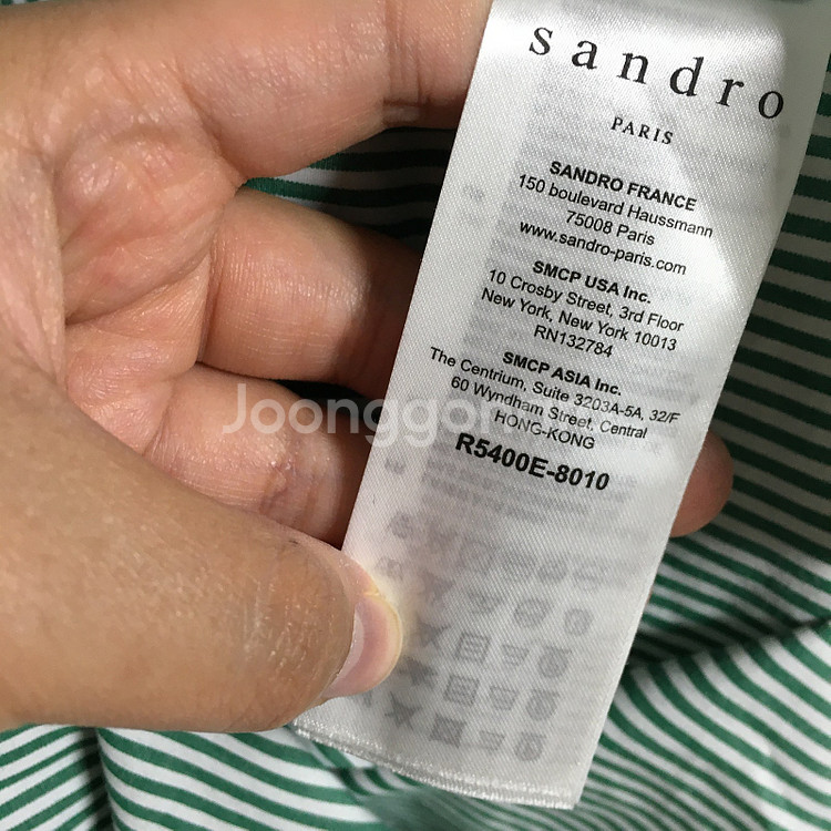 SANDRO 산드로 자수 셔츠 원피스 34 / 랑방 마...--7