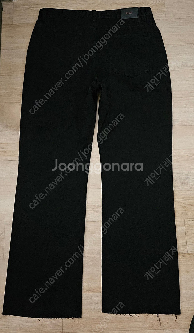 [사이즈 36] 플랙 스티즈 K49 블랙 린스드 밑단 커스텀 버전--1