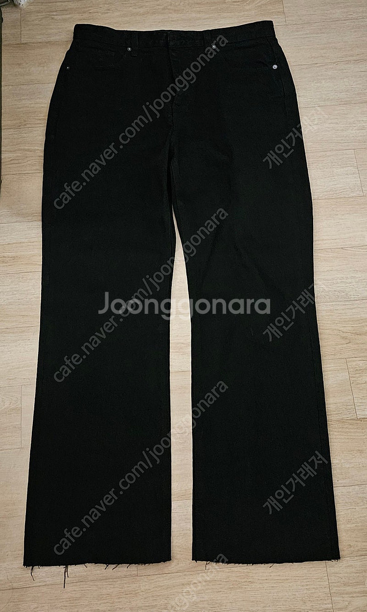 [사이즈 36] 플랙 스티즈 K49 블랙 린스드 밑단 커스텀 버전--2