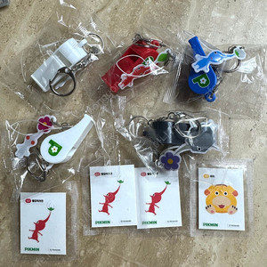 피크민 호루라기 키링, 띠부띠부씰