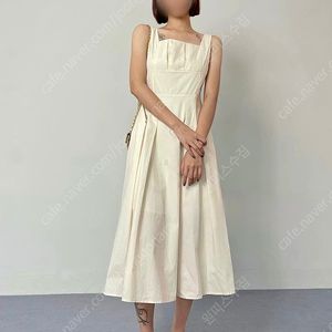 [미착용/새상품] 민소매 나시 핀턱 뷔스티에 레이어드 롱 원피스 데일리룩 하객룩