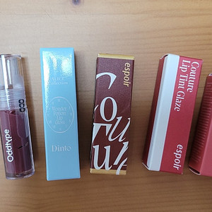 미니 립 6종 세트 일괄 8000원 ( 웨이크메이크 / 오드타입 / 딘토 / 에스쁘아 / 삐아 )