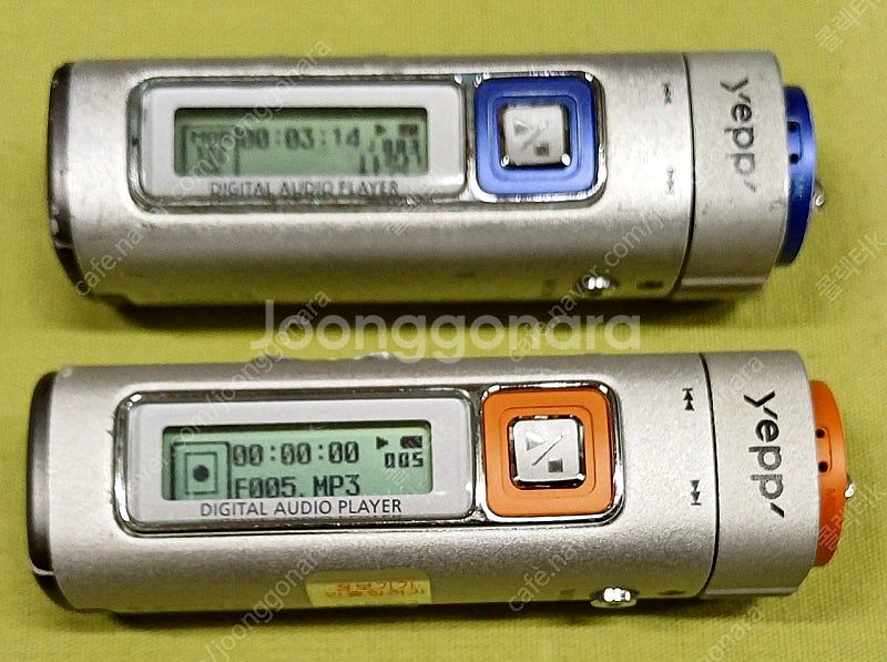 삼성 구형 MP3 YP-55 블루, 오렌지--0