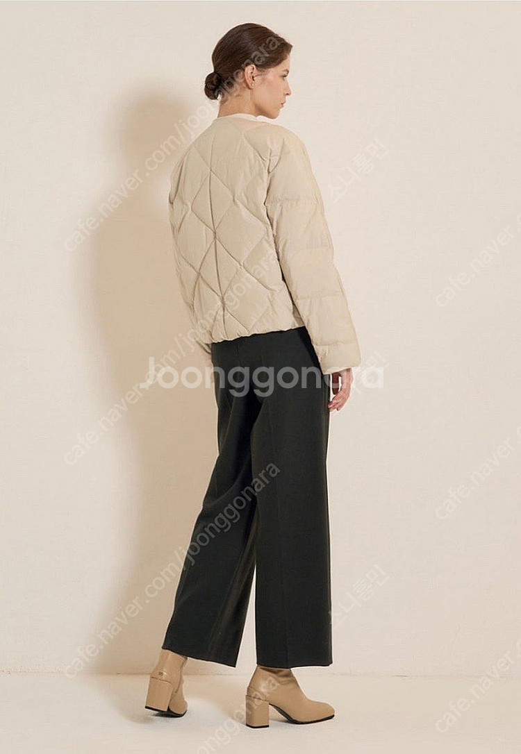 한섬팸셀 SJSJ 구스다운점퍼 55 새상품--4