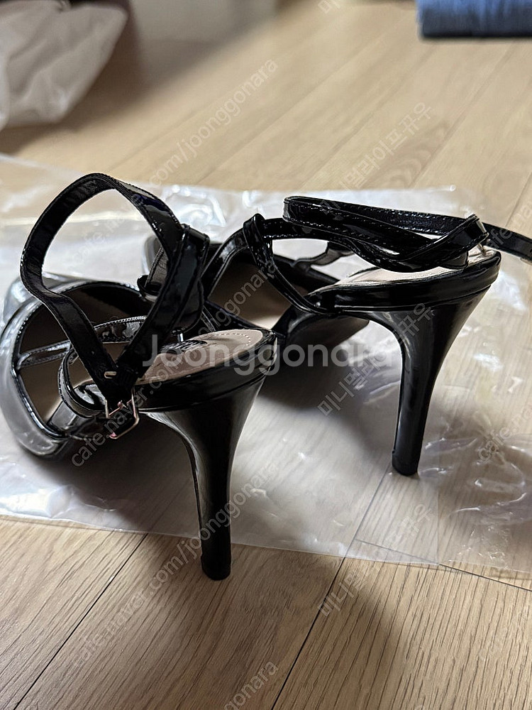 스트랩 스틸레토 힐 8cm 새상품--6