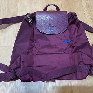 [미사용]롱샴 르 플리아쥬 백팩 wine color