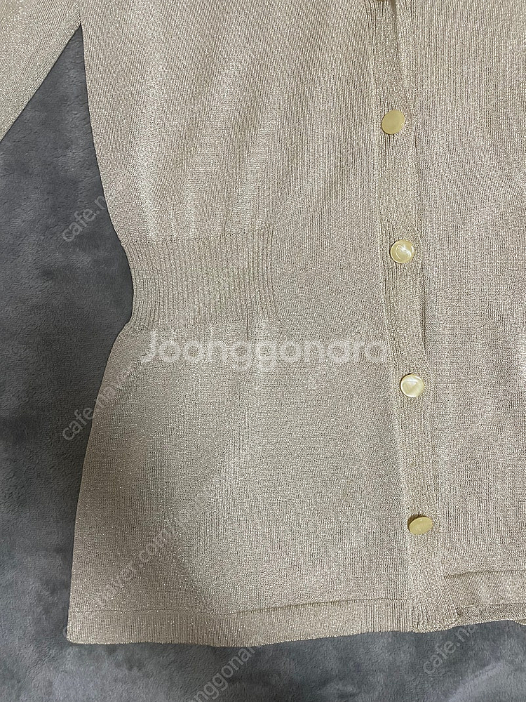 에스카다 반짝이 가디건 정품--2