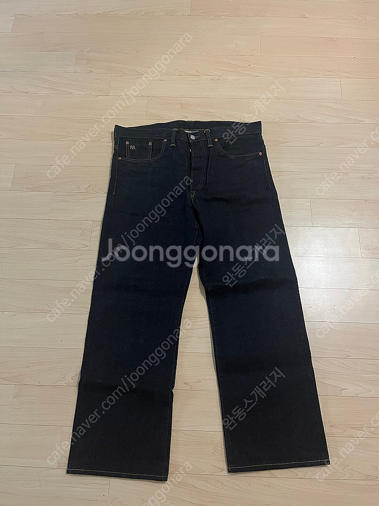 rrl 빈티지파이브포켓 이스트웨스트 원워시 34x32--0