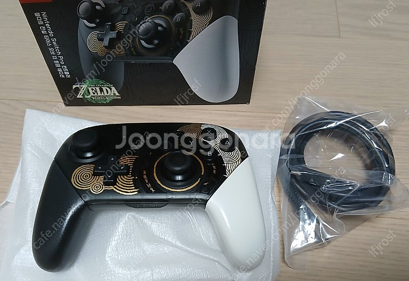 닌텐도 스위치 정품 젤다 왕눈 에디션 프로콘 컨트롤러 ...--1