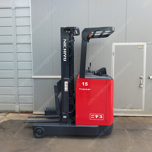 니찌유 전동지게차 1.5톤 3단 5000MM FBR15-80 입식지게차 2600시간 사용 2019년식 중고