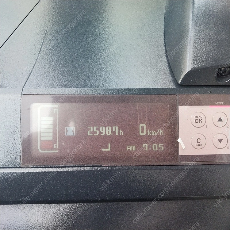 니찌유 전동지게차 1.5톤 3단 5000MM FBR15-80 입식지게차 2600시간 사용 2019년식 중고 이미지