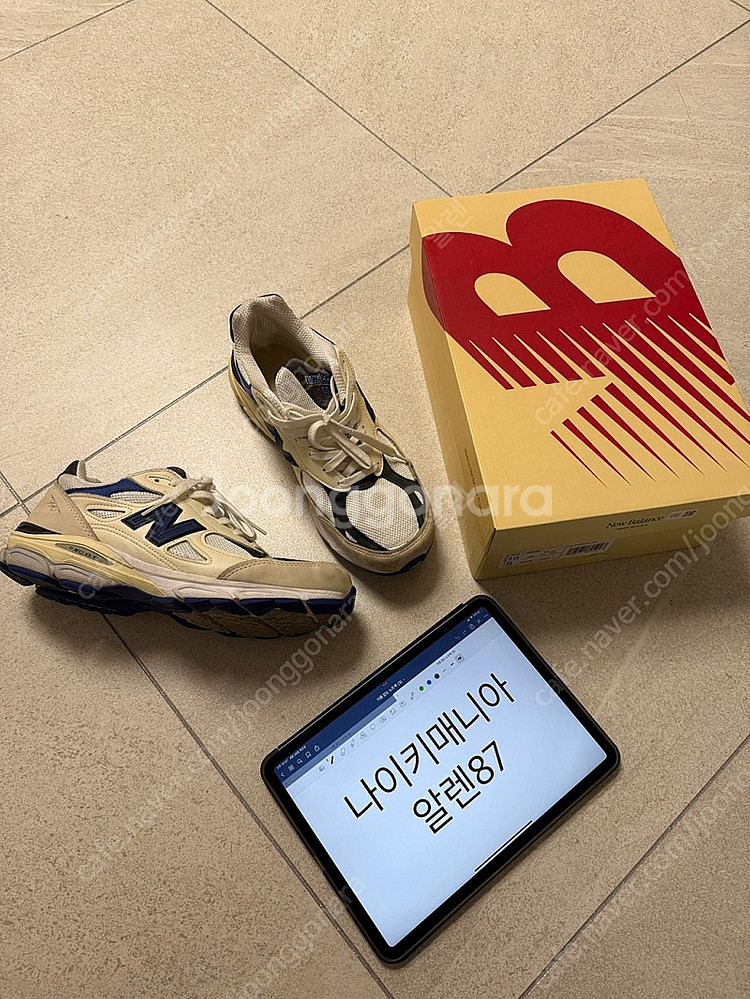 뉴발란스990v3 메이드인USA 화이트블루 280--0