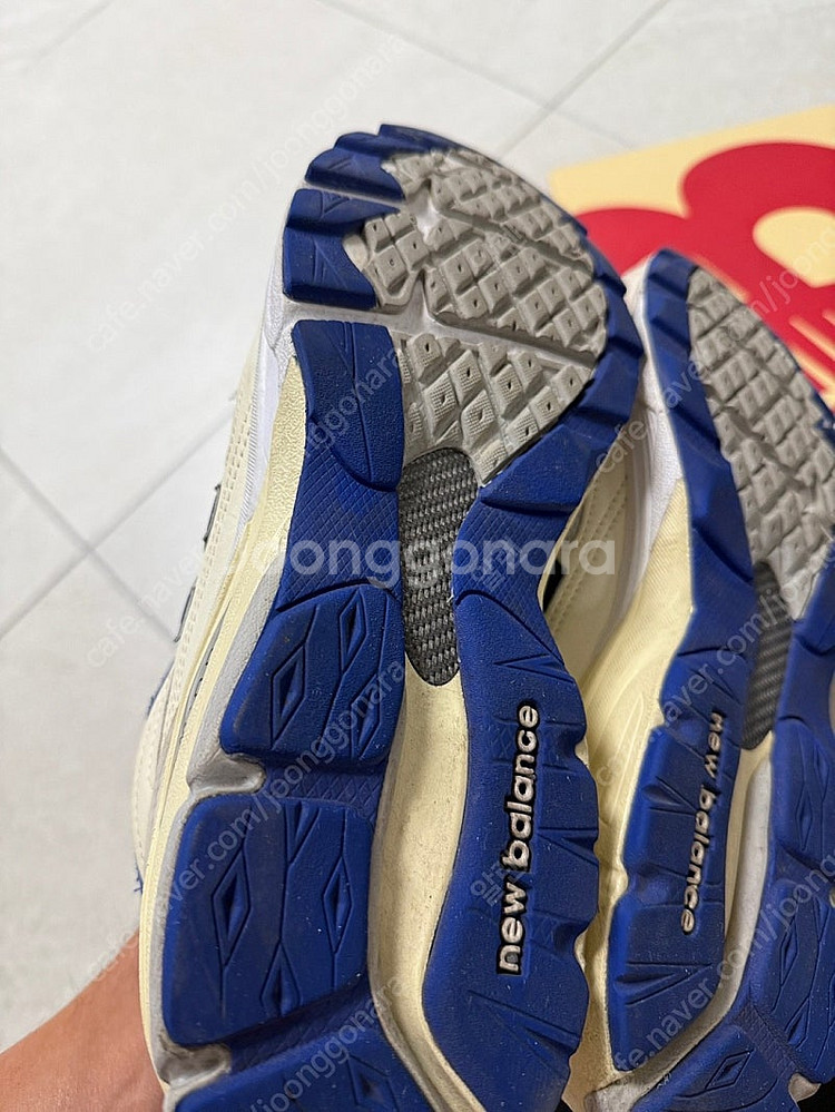 뉴발란스990v3 메이드인USA 화이트블루 280--5