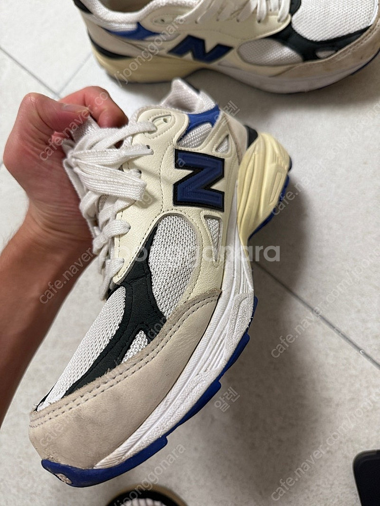 뉴발란스990v3 메이드인USA 화이트블루 280--8