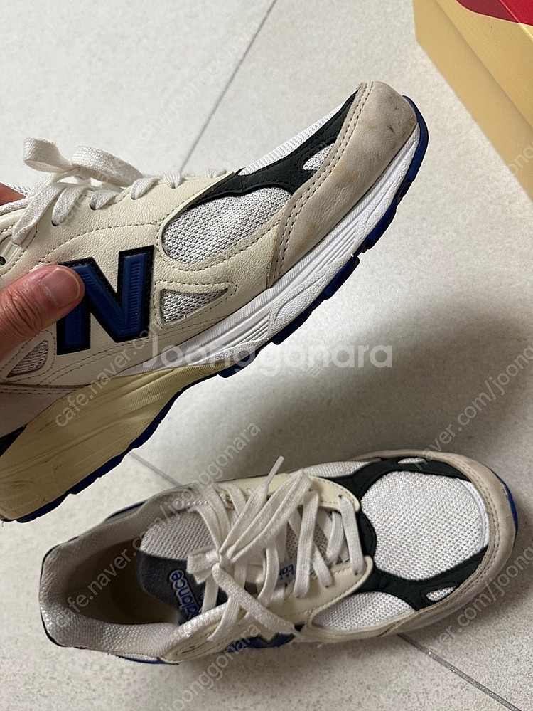 뉴발란스990v3 메이드인USA 화이트블루 280--9